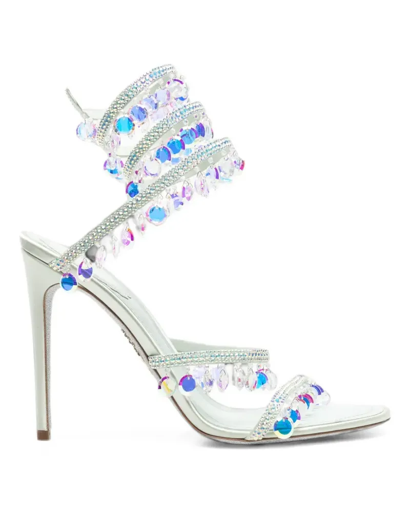 René Caovilla Chandelier Sandalen - Grün Grün