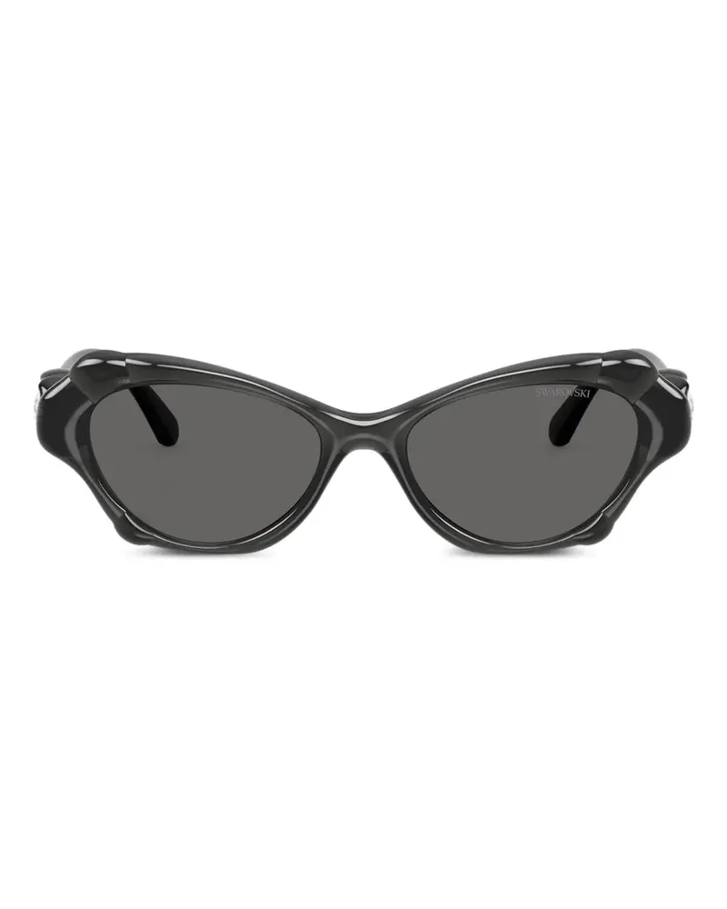 Swarovski Cat-Eye-Sonnenbrille - Grau Grau