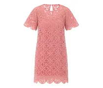 Gehäkeltes Minikleid - Rosa
