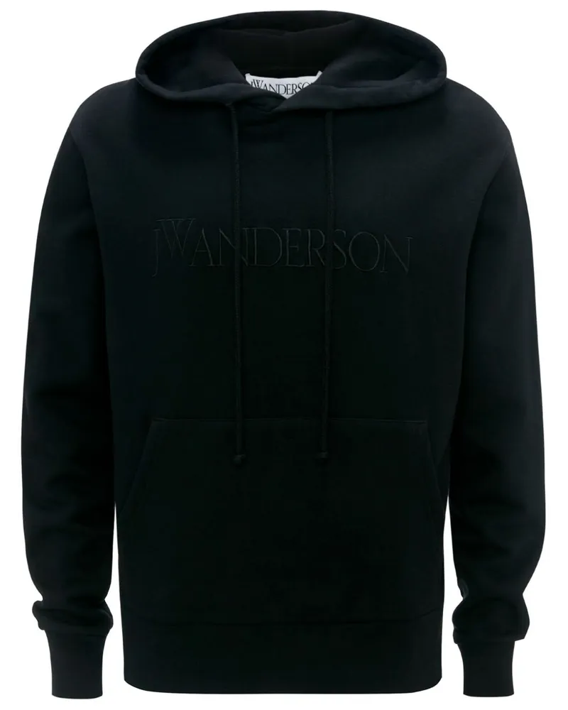 J.W.Anderson Hoodie mit Logo-Stickerei - Schwarz Schwarz