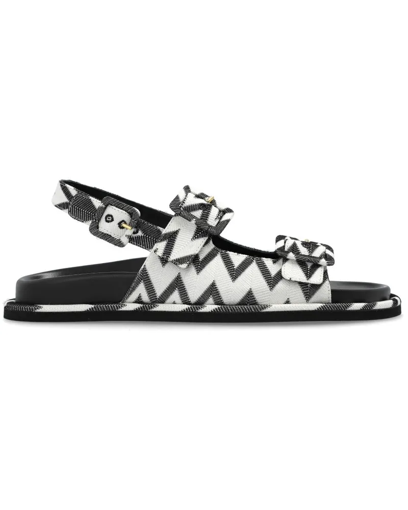 Missoni Sandalen mit Zickzackmuster - Schwarz Schwarz