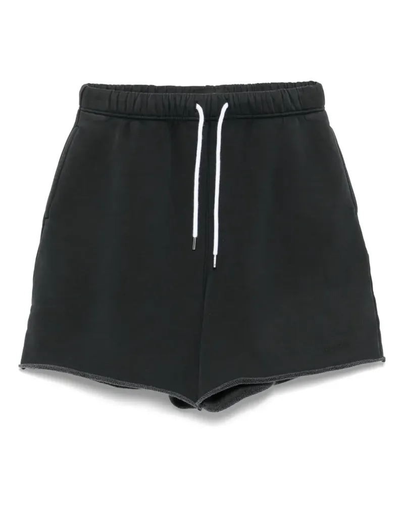 PURPLE BRAND Shorts aus Baumwoll-Fleece - Schwarz Schwarz