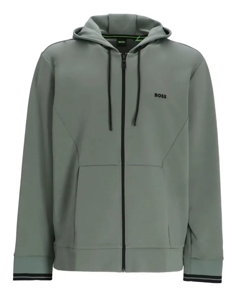 HUGO BOSS Kapuzenjacke mit Reißverschluss - Grau Grau