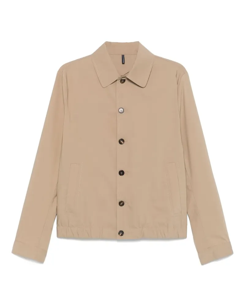 Incotex Leichte Bomberjacke - Nude Nude