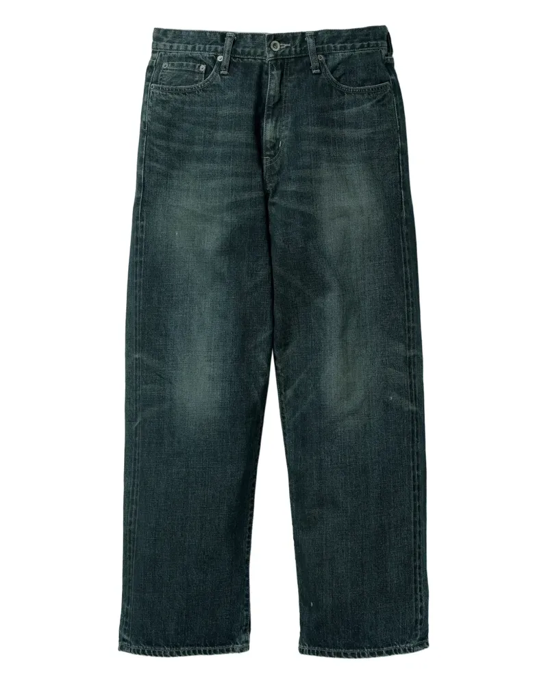 Neighborhood washed cotton jeans - Blau Blau