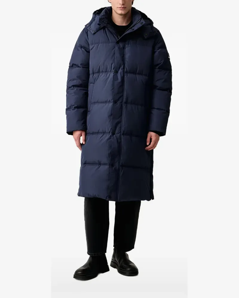 Karl Lagerfeld Gesteppte Kapuzenjacke - Blau Blau