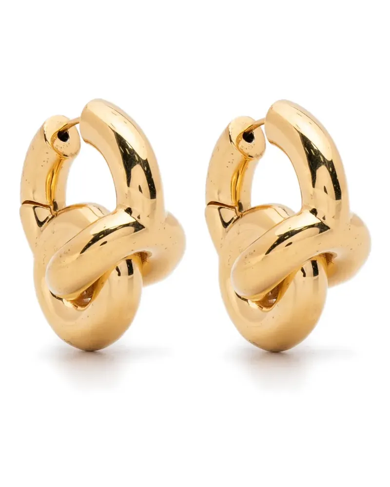 UNCOMMON MATTERS mini Knot Creoles earrings - Gold Gold