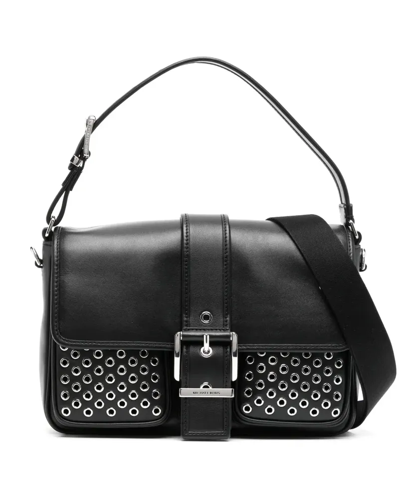 Michael Kors Mittelgroße Colby Tasche - Schwarz Schwarz