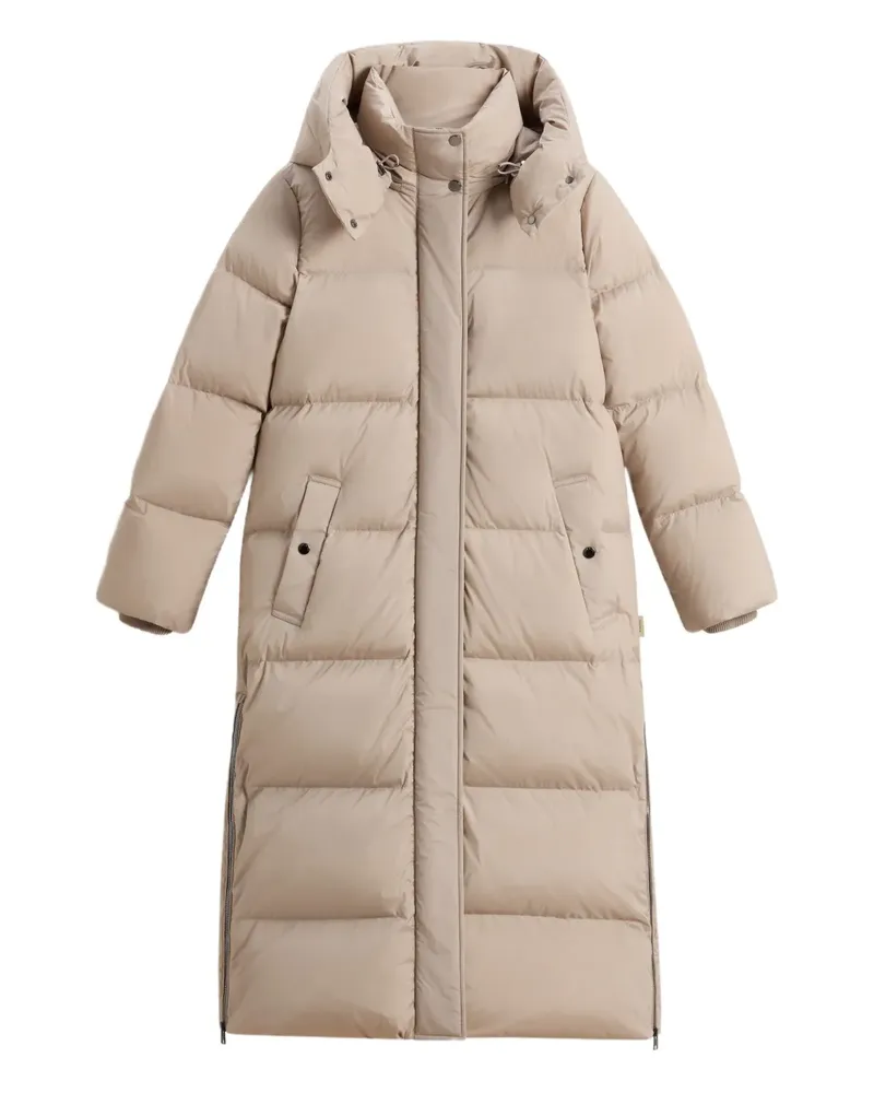 Woolrich Wattierter Kelly Long Mantel - Nude Nude