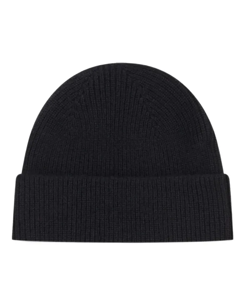 Ermenegildo Zegna Gerippte Beanie aus Kaschmir - Blau Blau