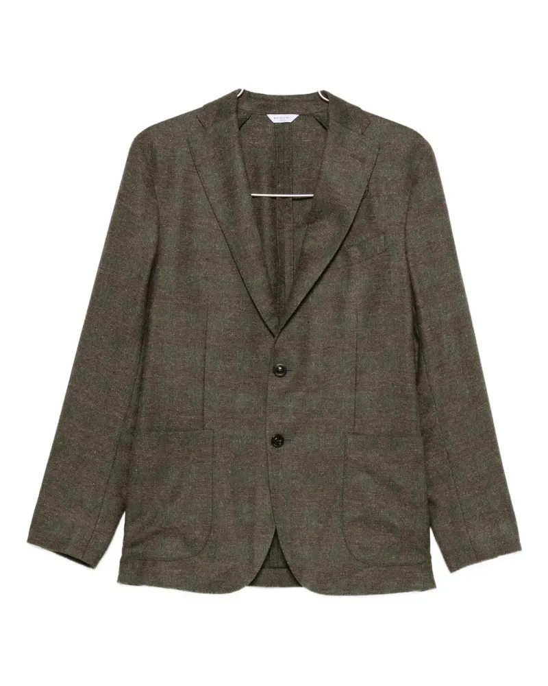 Boglioli check-pattern notched-lapel jacket - Braun Braun