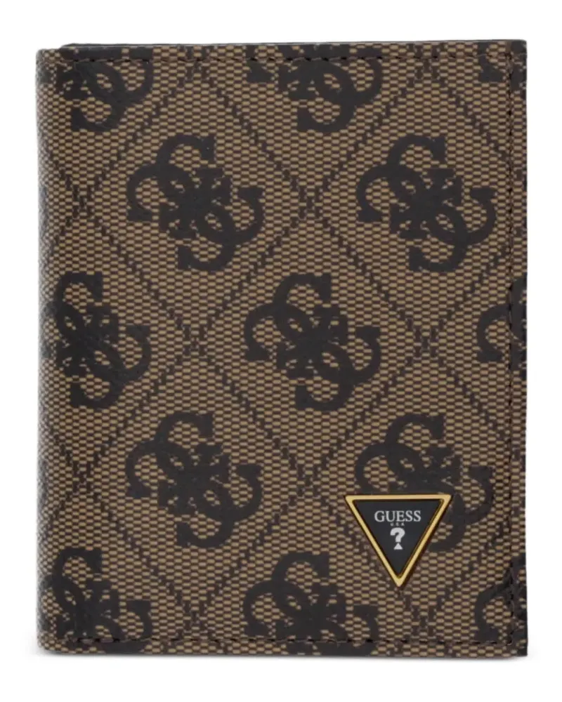 Guess Milano Portemonnaie mit Monogramm-Print - Braun Braun