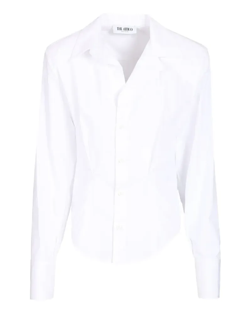 ATTICO button-front shirt - Weiß Weiß