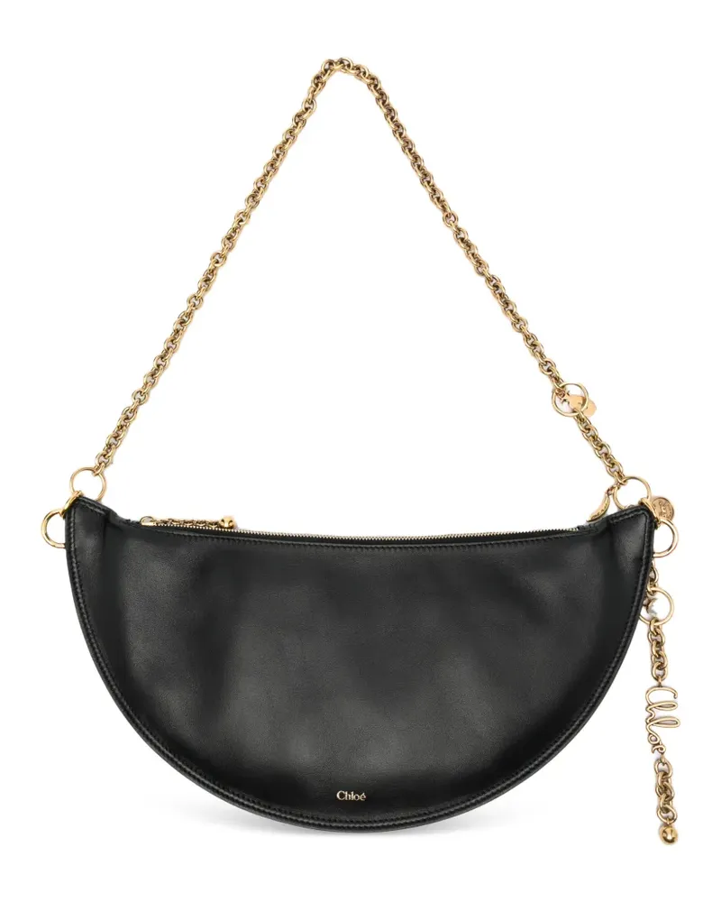 Chloé Icons Schultertasche mit Kettenriemen - Schwarz Schwarz