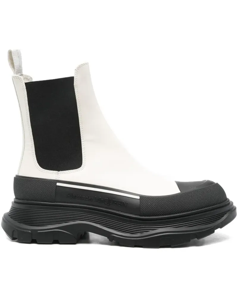 Alexander McQueen 45mm Slick platform chelsea boots - Schwarz Schwarz