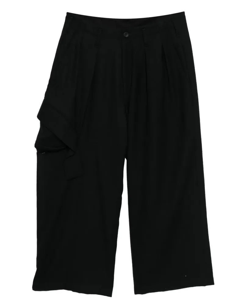 Yohji Yamamoto W/Saxony Hose - Schwarz Schwarz