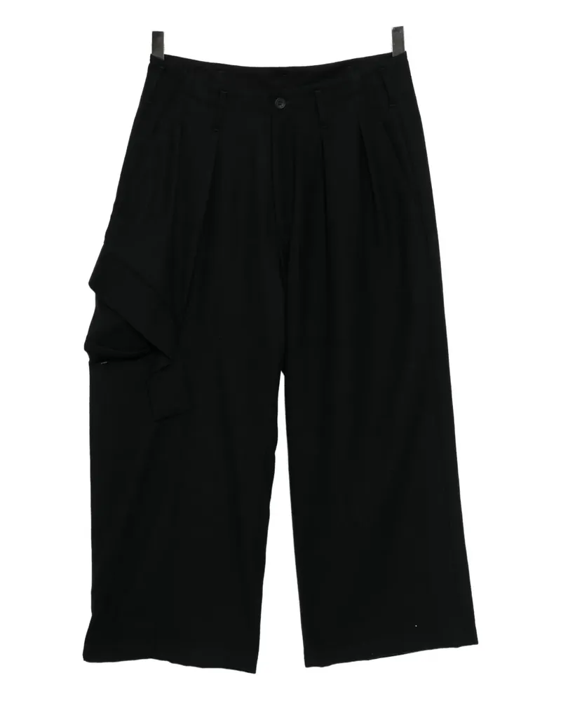 Yohji Yamamoto W/Saxony Hose - Schwarz Schwarz