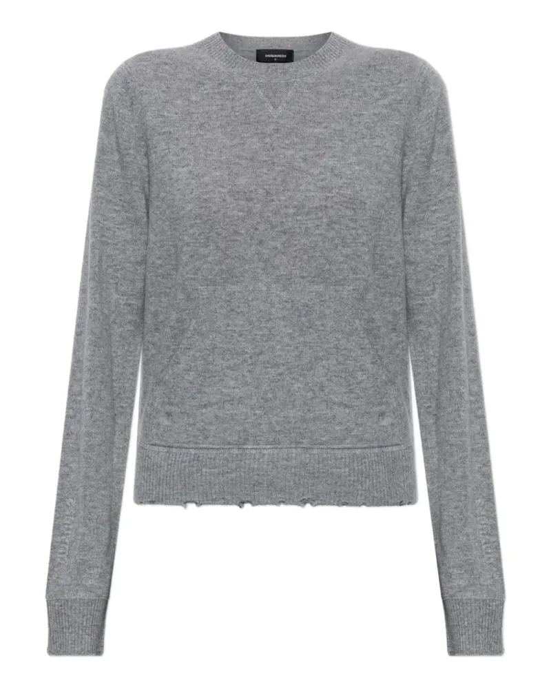 Dsquared2 Pullover im Distressed-Look - Grau Grau