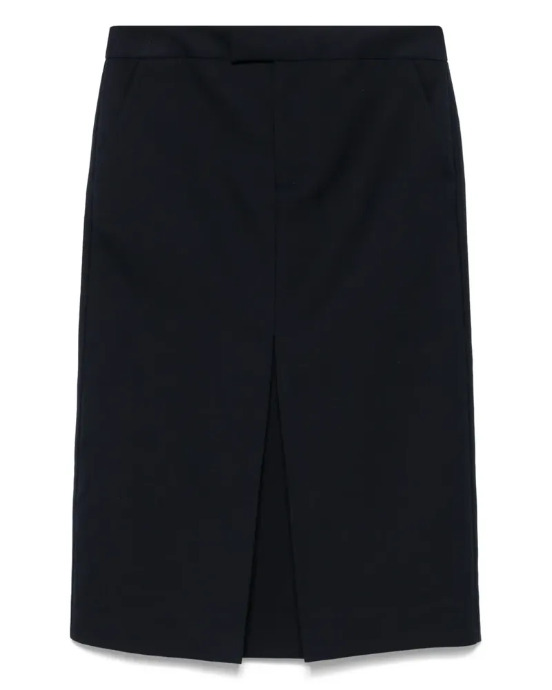 SHUSHU/TONG Mittellanger Bleistiftrock - Blau Blau