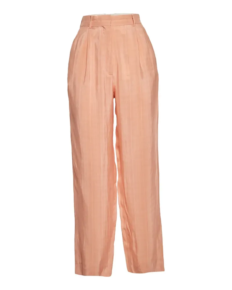 Sandro striped pleated-design trousers - Rosa Rosa