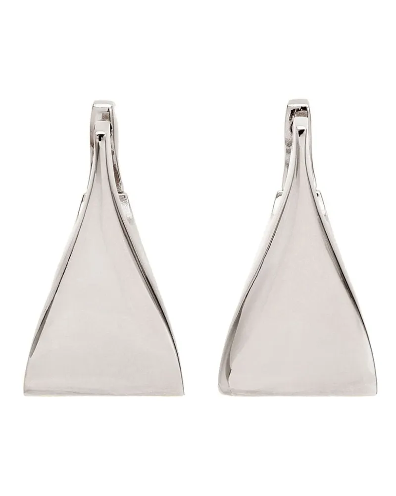 Courrèges Ohrringe mit geometrischer Form - Silber Silber