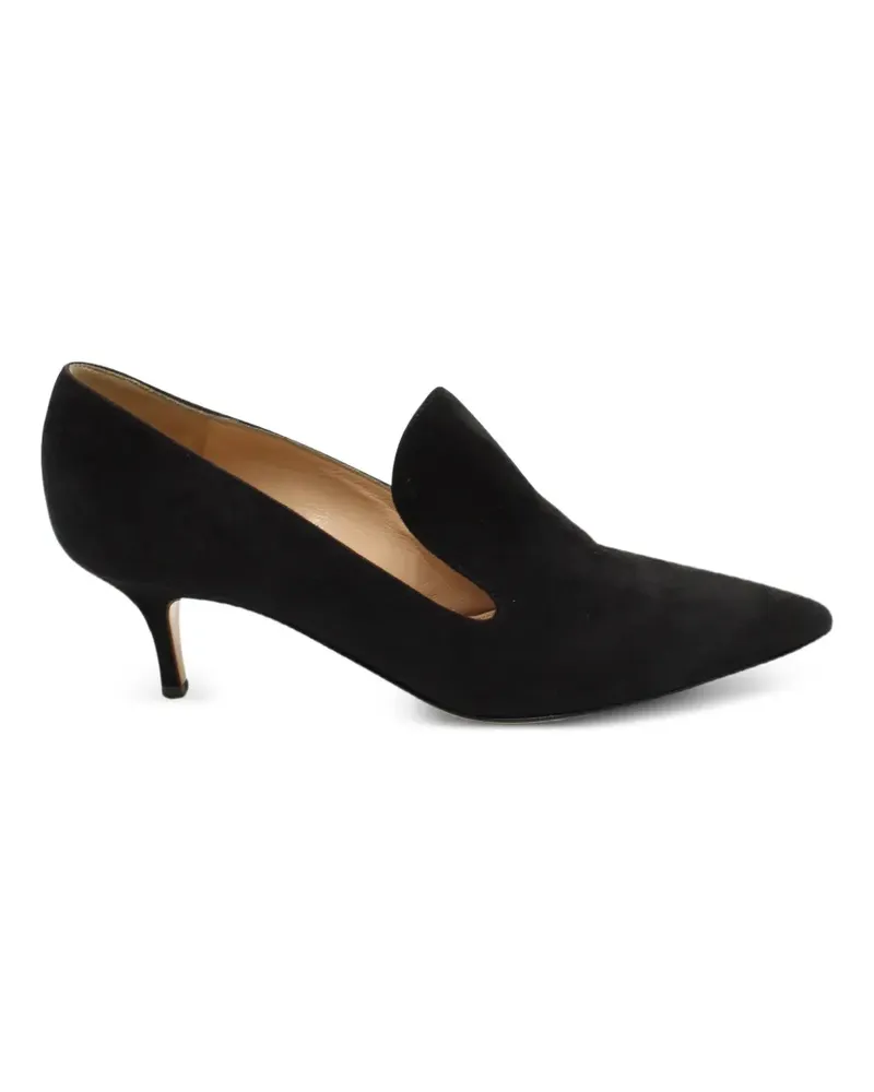 Gianvito Rossi Aramis Pumps aus Wildleder - Schwarz Schwarz