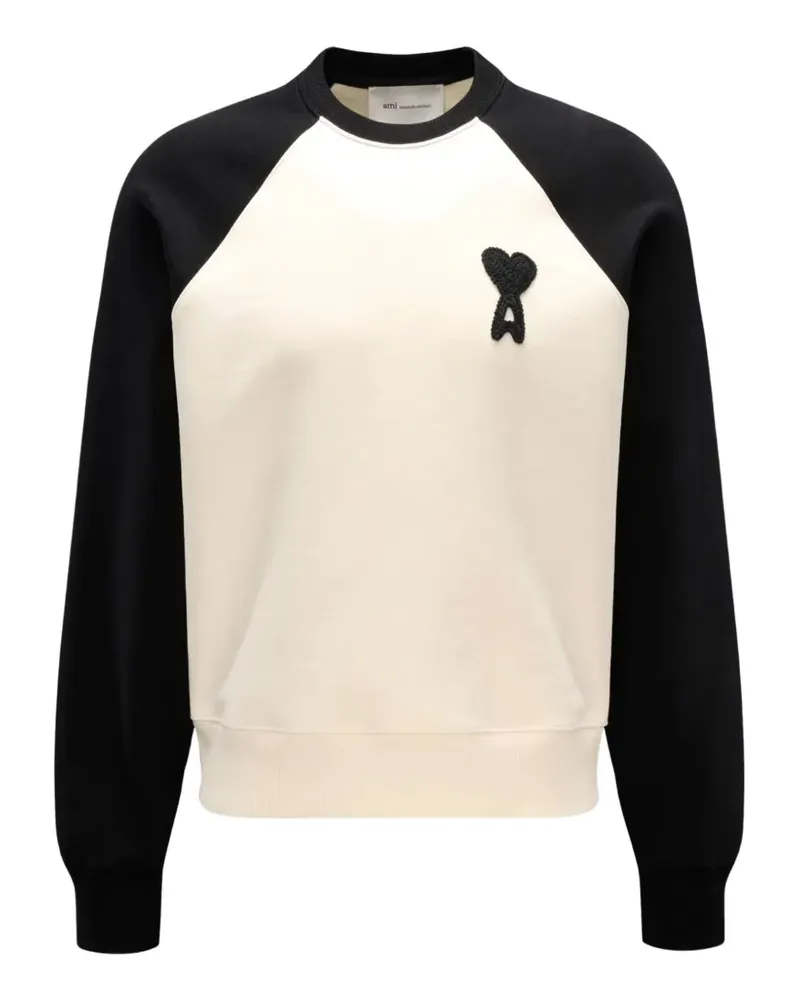 AMI Paris appliqué-logo sweatshirt - Nude Nude