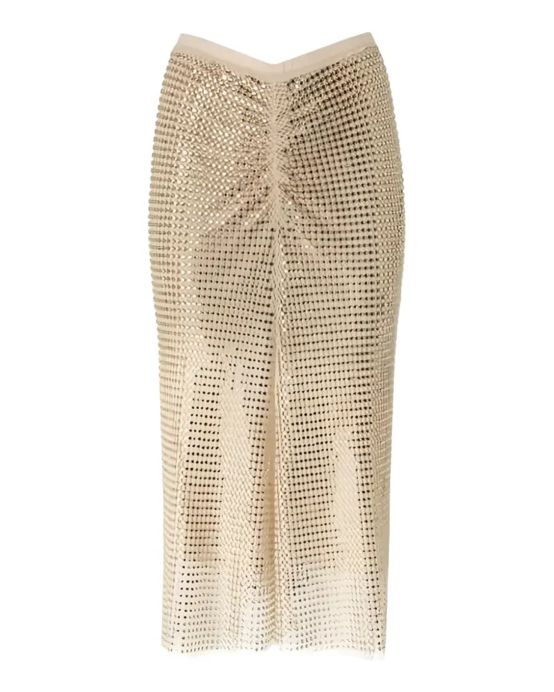 Pinko Midirock mit Kristallen - Gold Gold