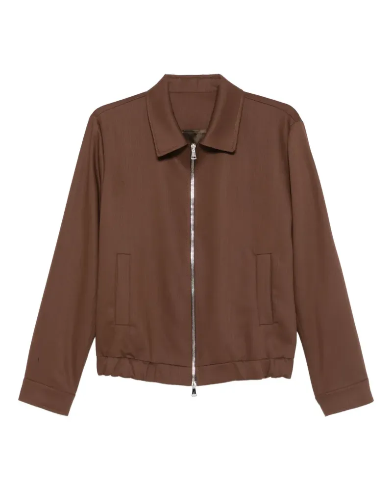 Costumein Hemdjacke mit Reißverschluss - Braun Braun