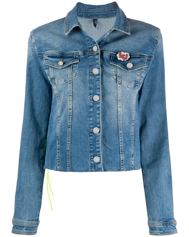Liu Jo Cropped-Jeansjacke - Blau Blau