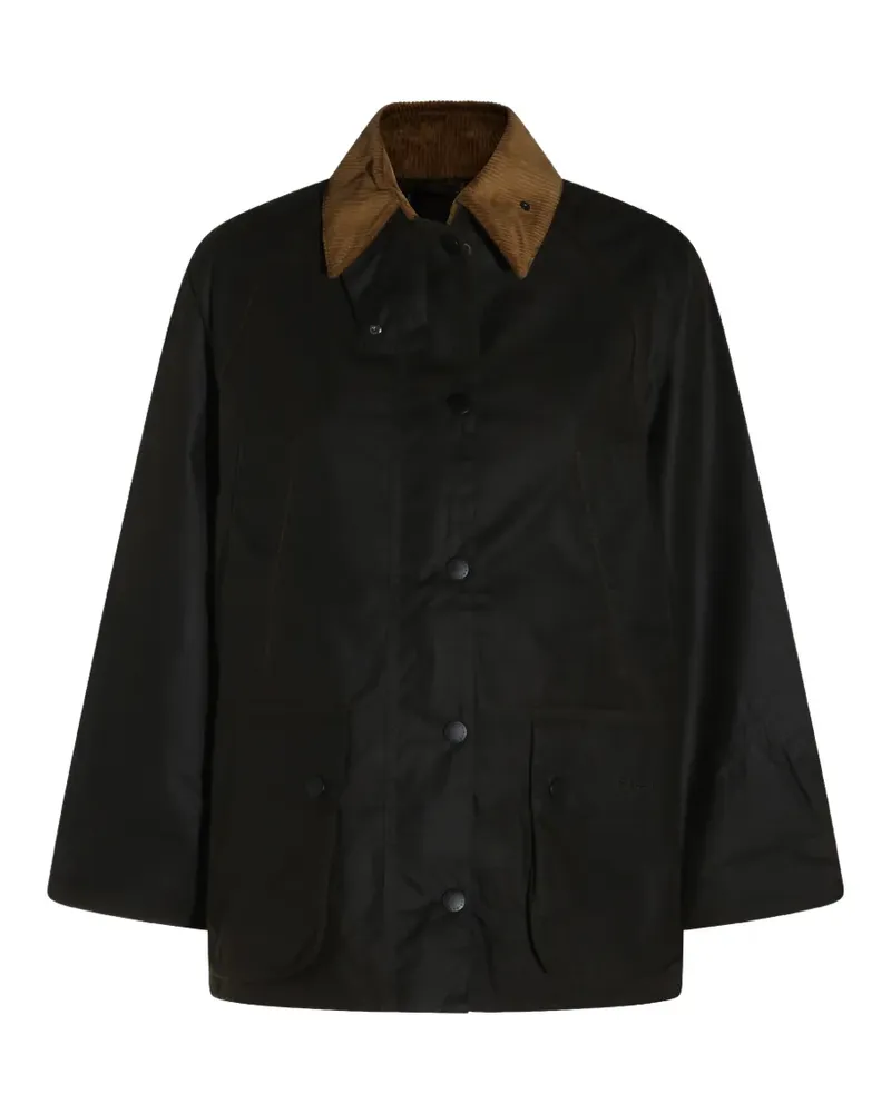 Barbour Gewachste Bedale Jacke mit Cordkragen - Braun Braun