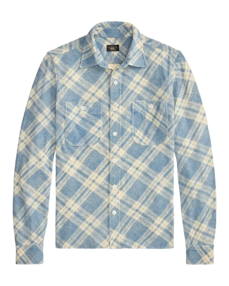 Ralph Lauren plaid-check long-sleeve shirt - Blau Blau