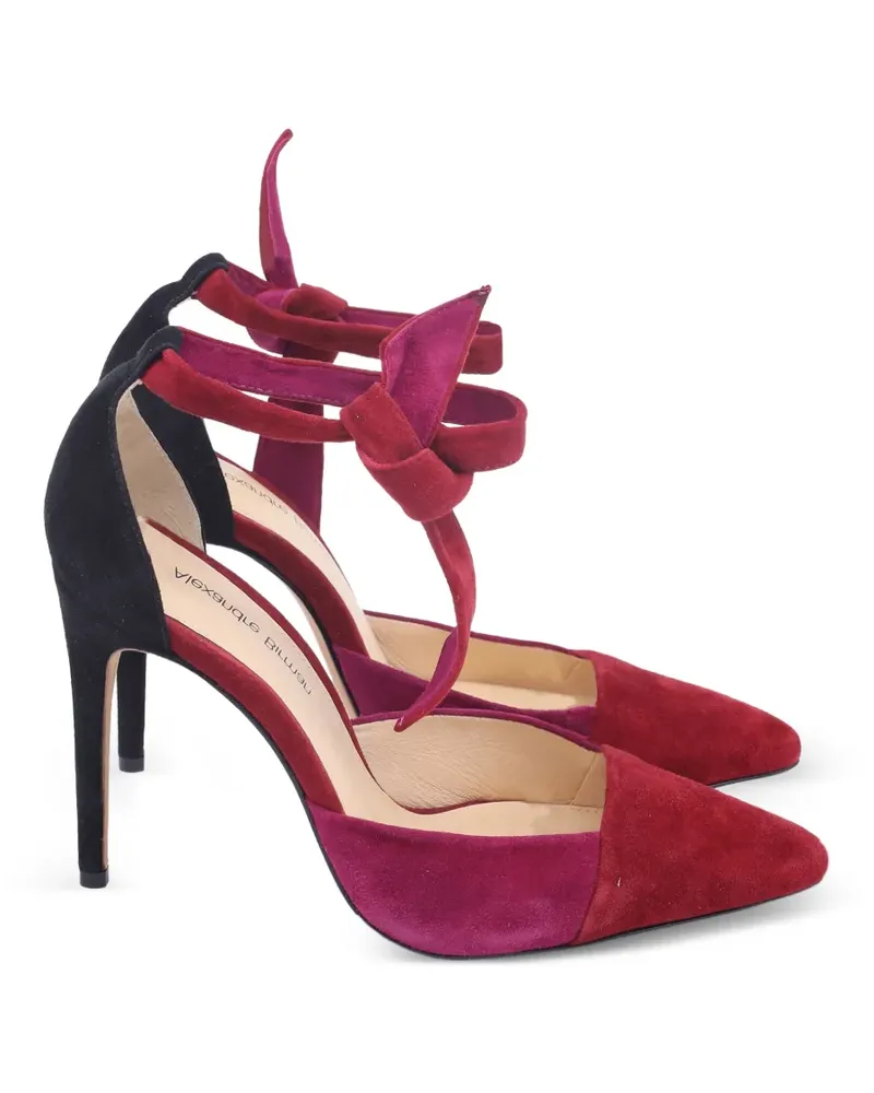 Alexandre Birman Spitze Pumps mit Schnürung - Rot Rot