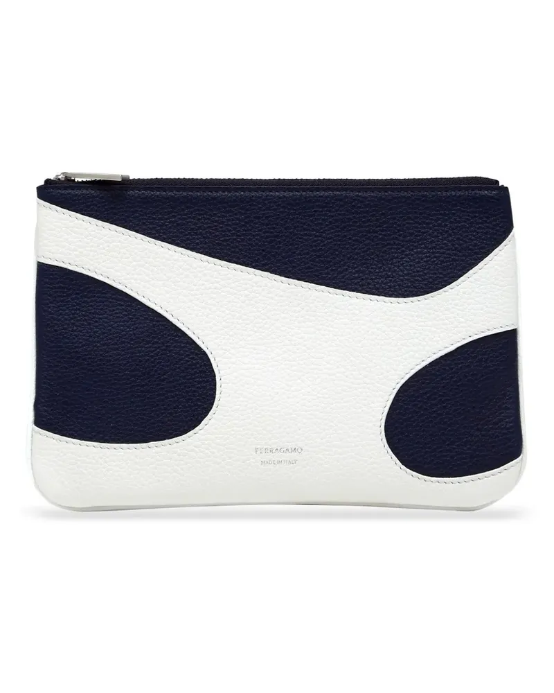 Ferragamo Handytasche mit Cut-Outs - Weiß Weiß