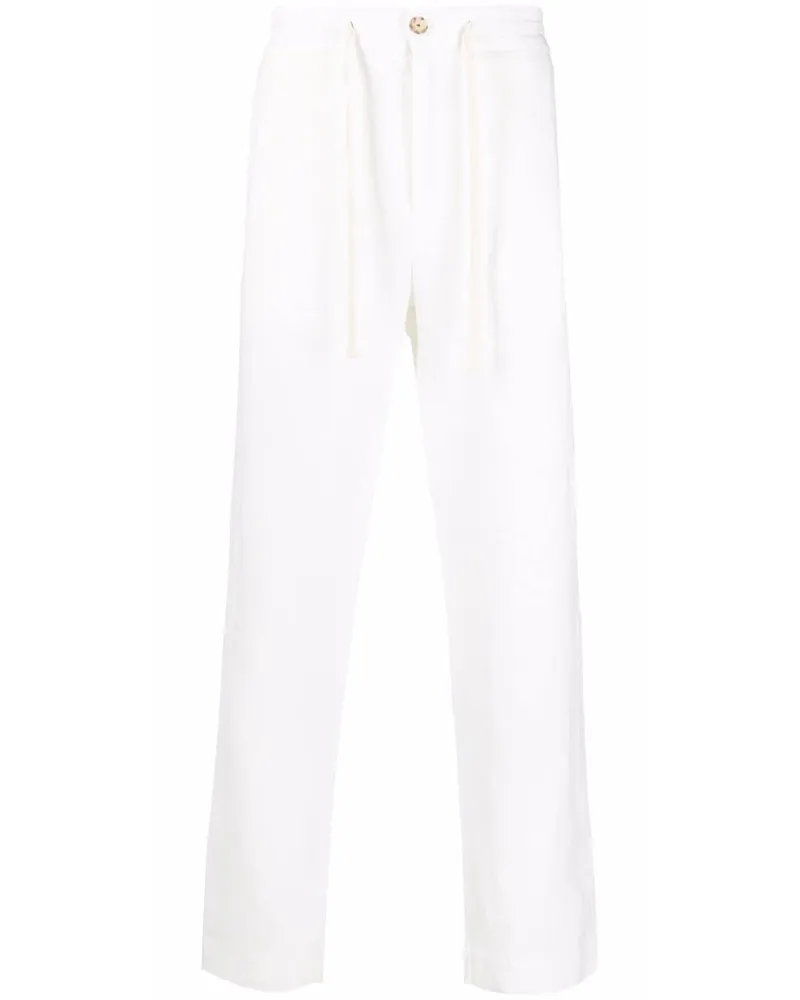 Vince Straight-Leg-Hose mit Kordelzug - Nude Nude