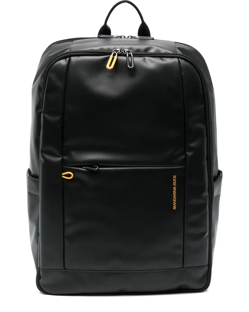 Mandarina Duck Rucksack mit Logo-Patch - NERO Nero