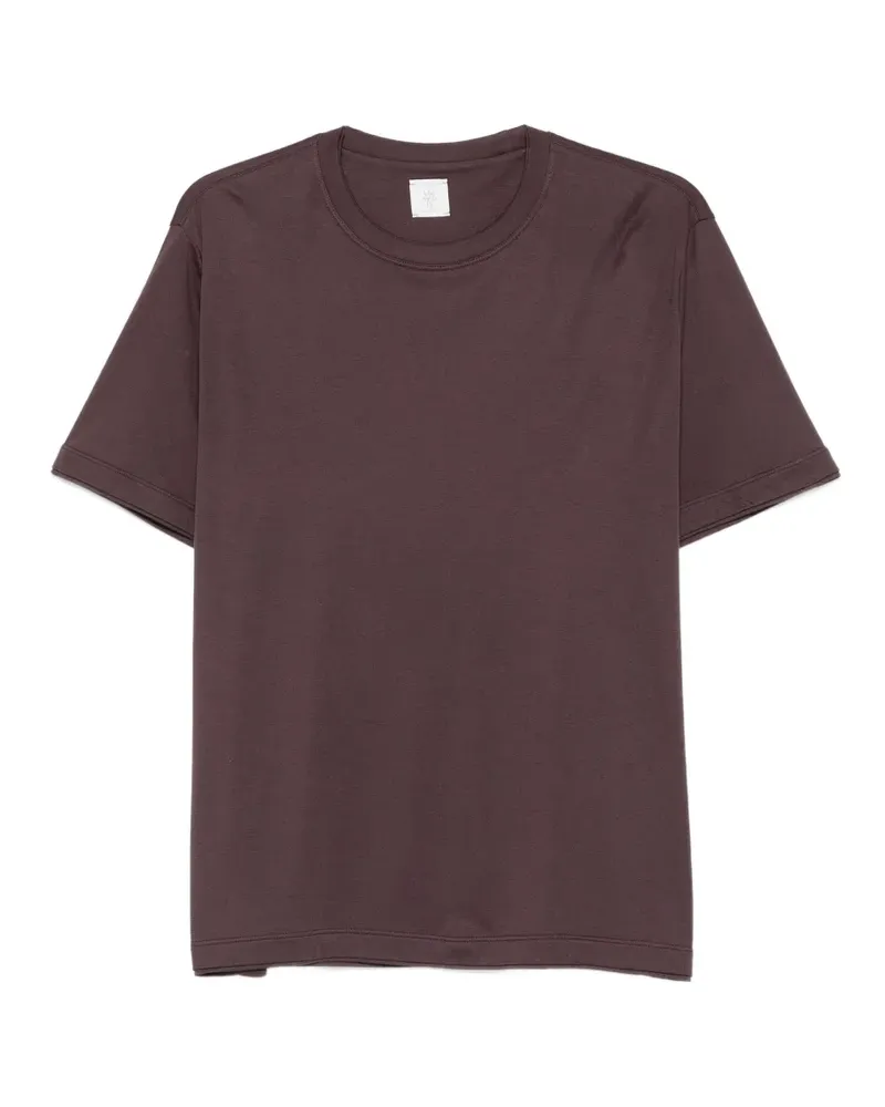 Eleventy T-Shirt mit rundem Ausschnitt - Braun Braun