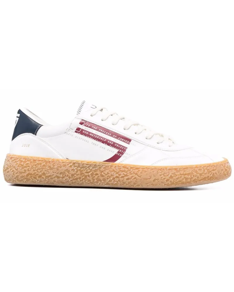 Puraai Sneakers mit Schnürung - Weiß Weiß