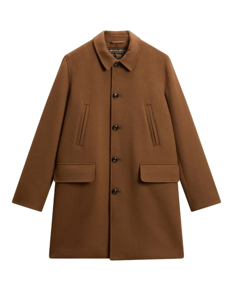 Woolrich Doppelreihiger Mantel - Braun Braun