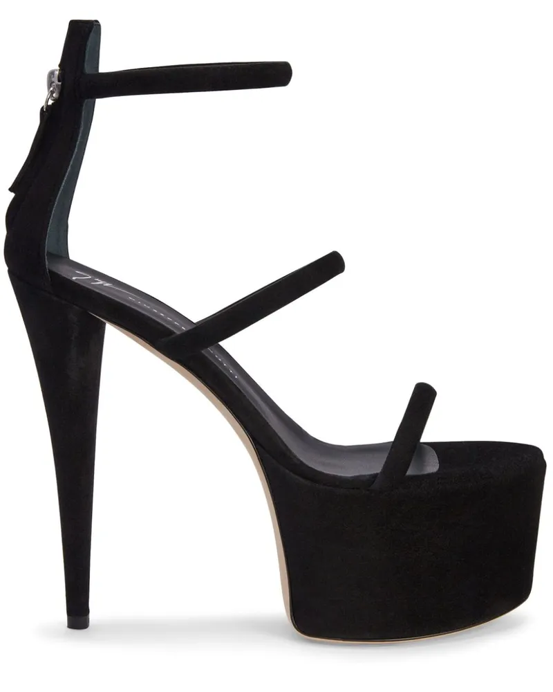 Giuseppe Zanotti GZ Aida Plateau-Sandalen 150mm - Schwarz Schwarz
