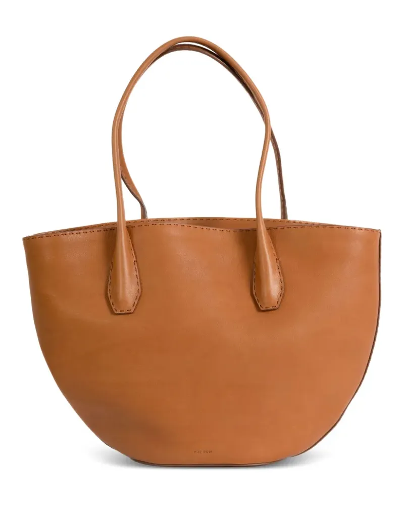 The Row top-handles leather shoulder bag - Braun Braun