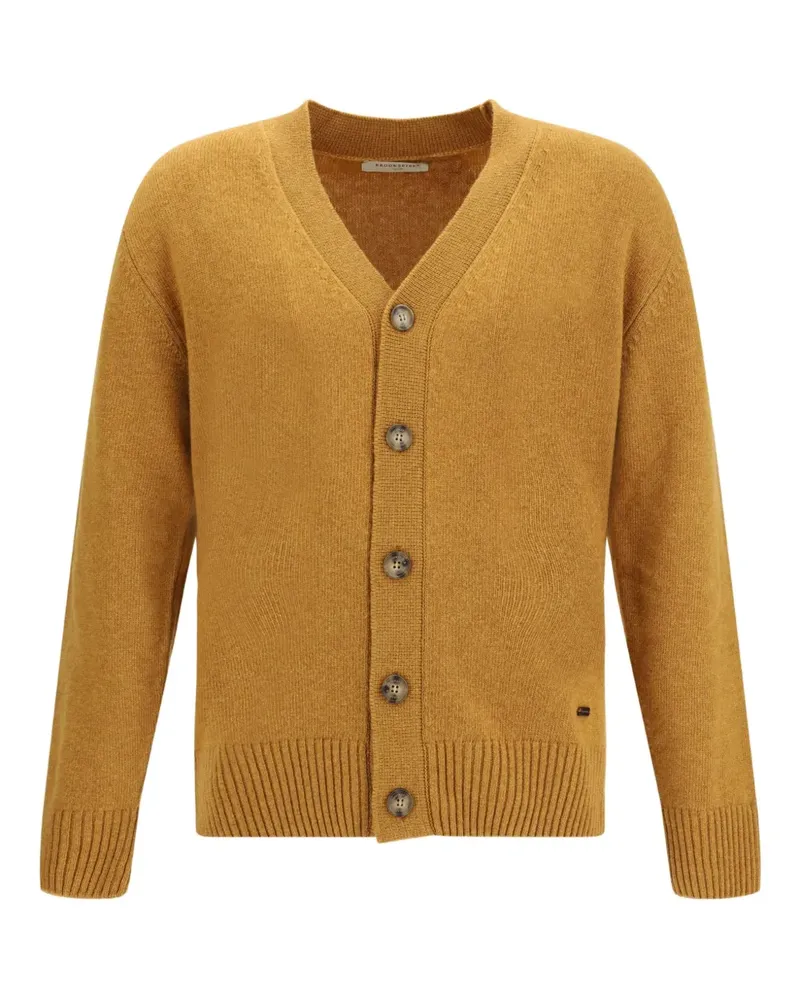 Brooksfield buttoned cardigan - Gelb Gelb