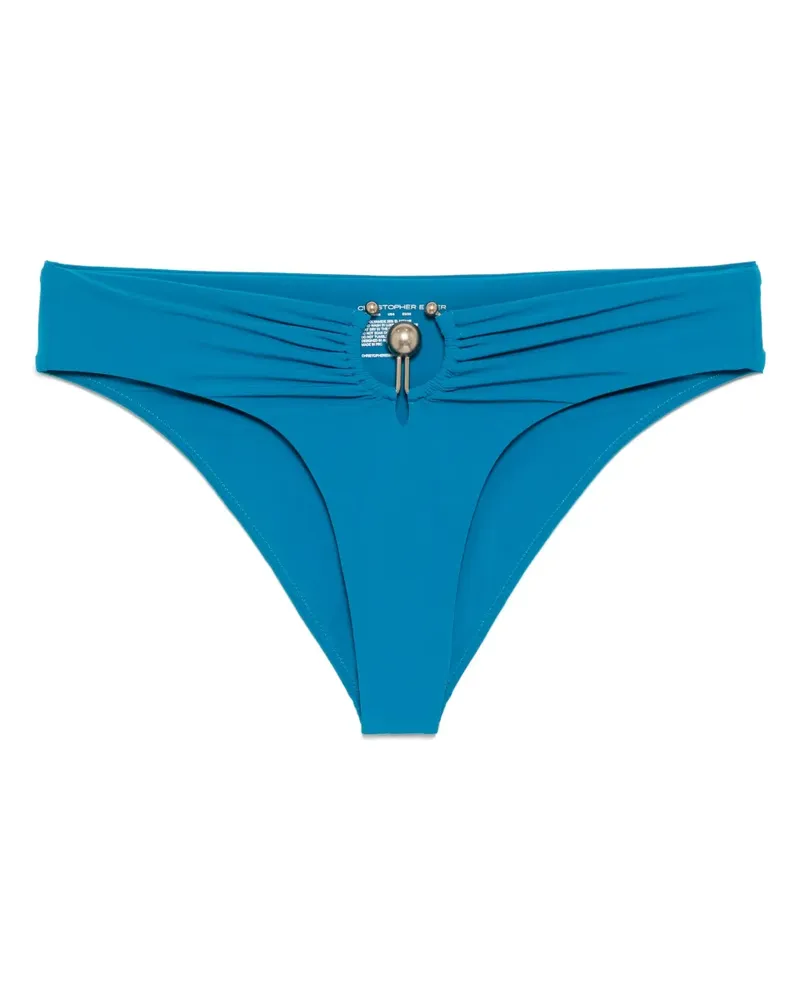 Christopher Esber Geraffter Slip - Blau Blau