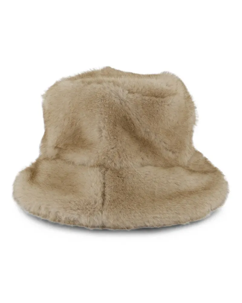 Herno Tocco Fischerhut aus Faux Fur - Nude Nude
