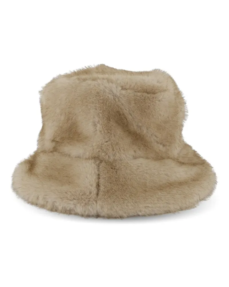 Herno Tocco Fischerhut aus Faux Fur - Nude Nude