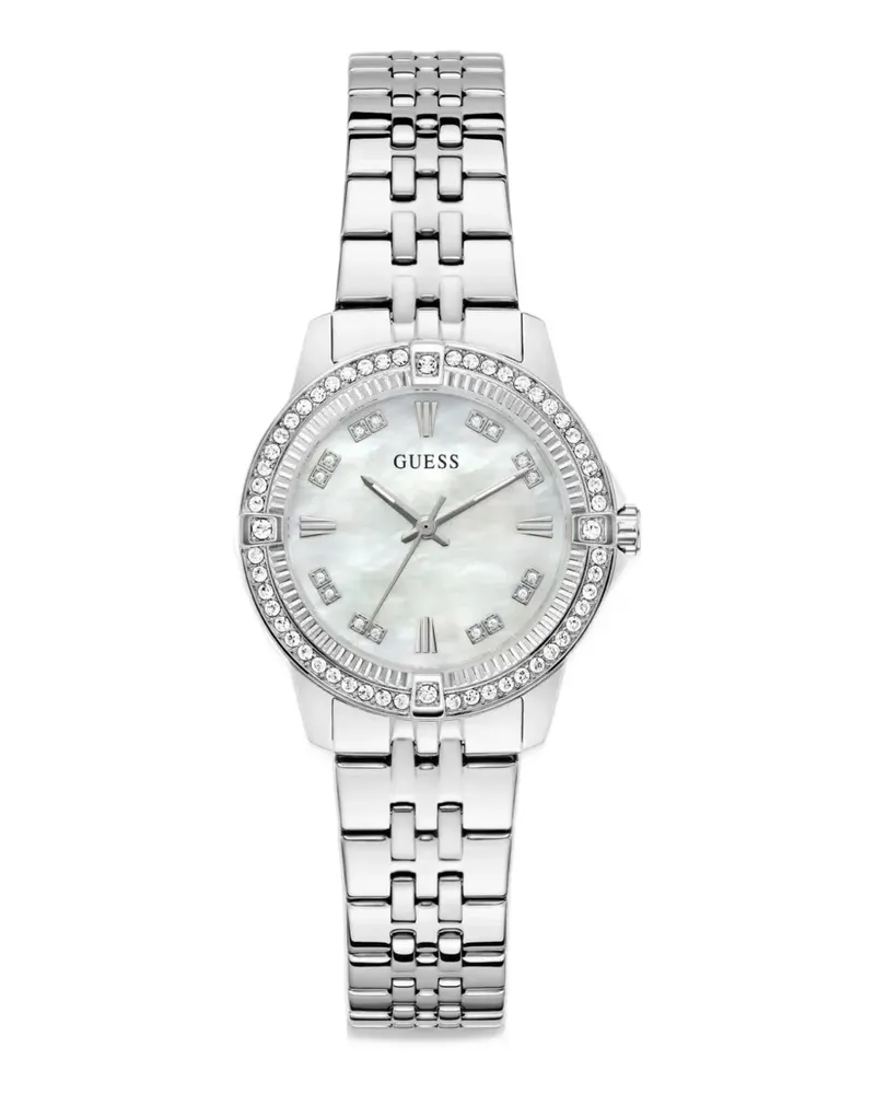 Guess Colette silver tone analog watch - Weiß Weiß