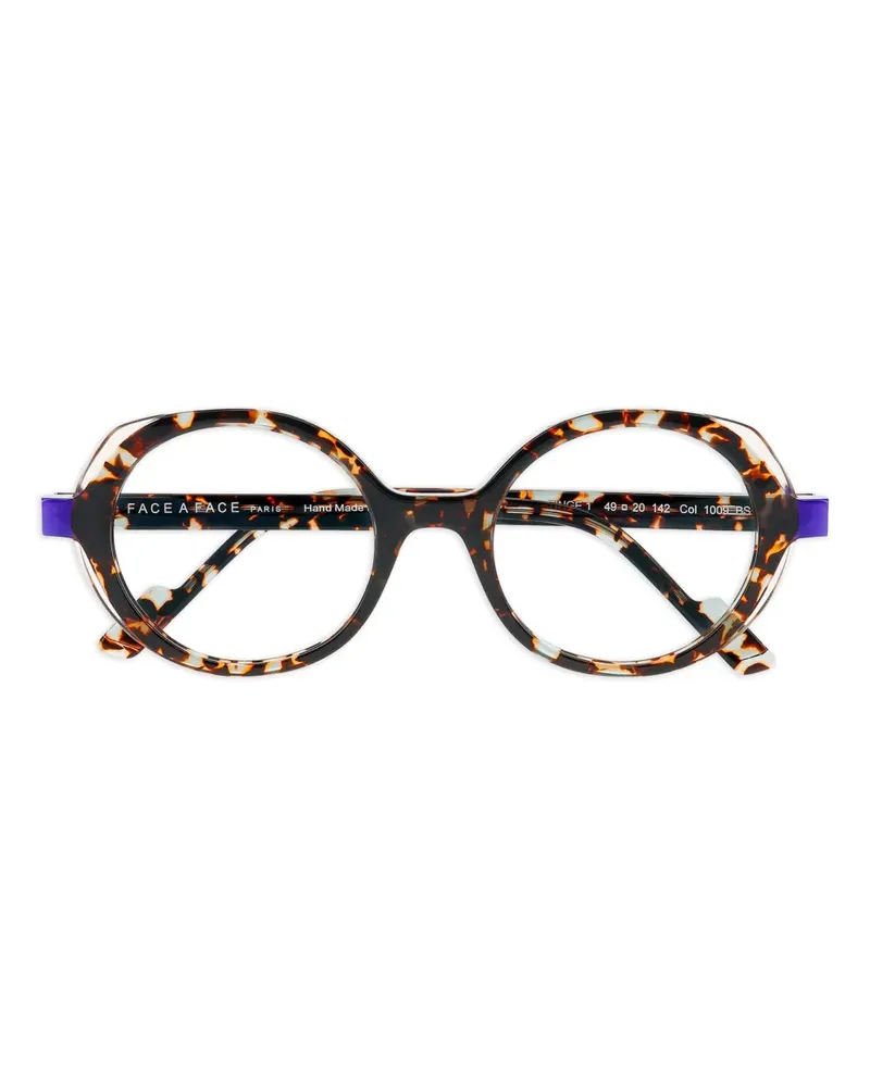 Face à Face round-frame tinge1 glasses - Braun Braun