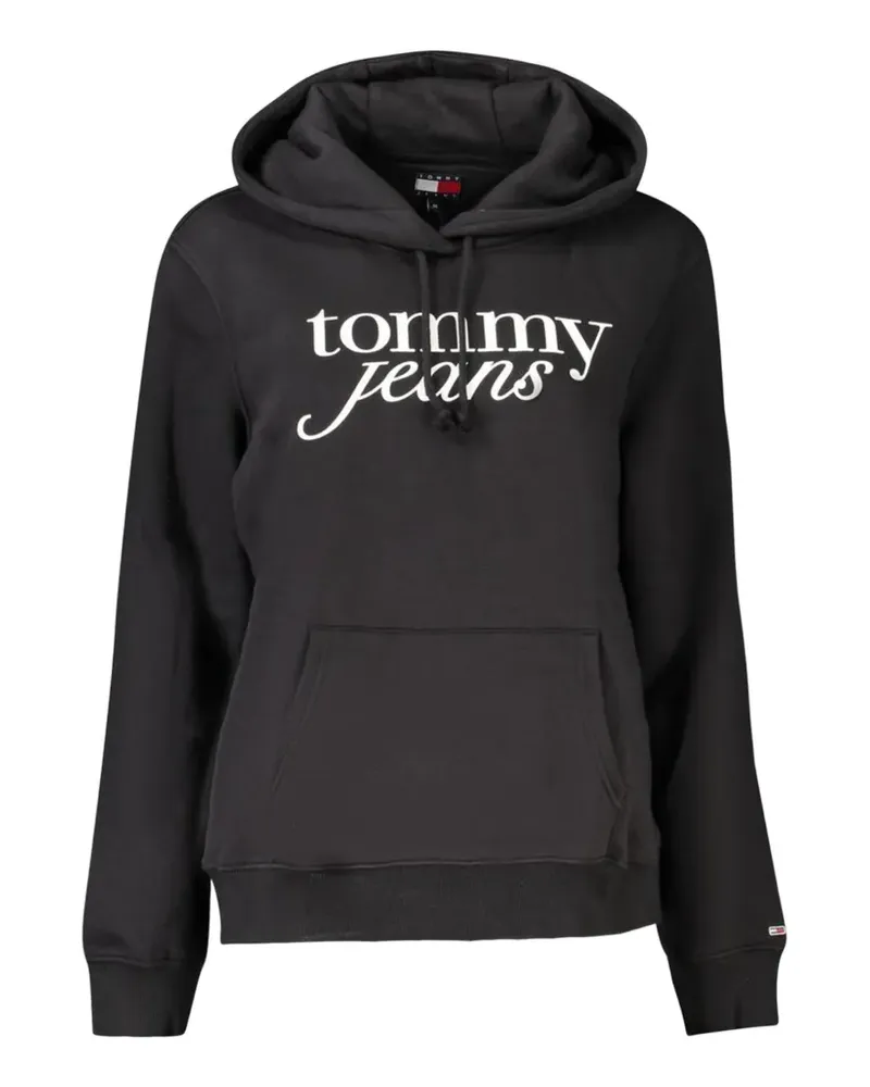 Tommy Hilfiger logo-print hoodie - Schwarz Schwarz
