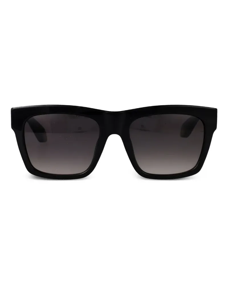 Roberto Cavalli Sonnenbrille mit eckigem Gestell - Schwarz Schwarz