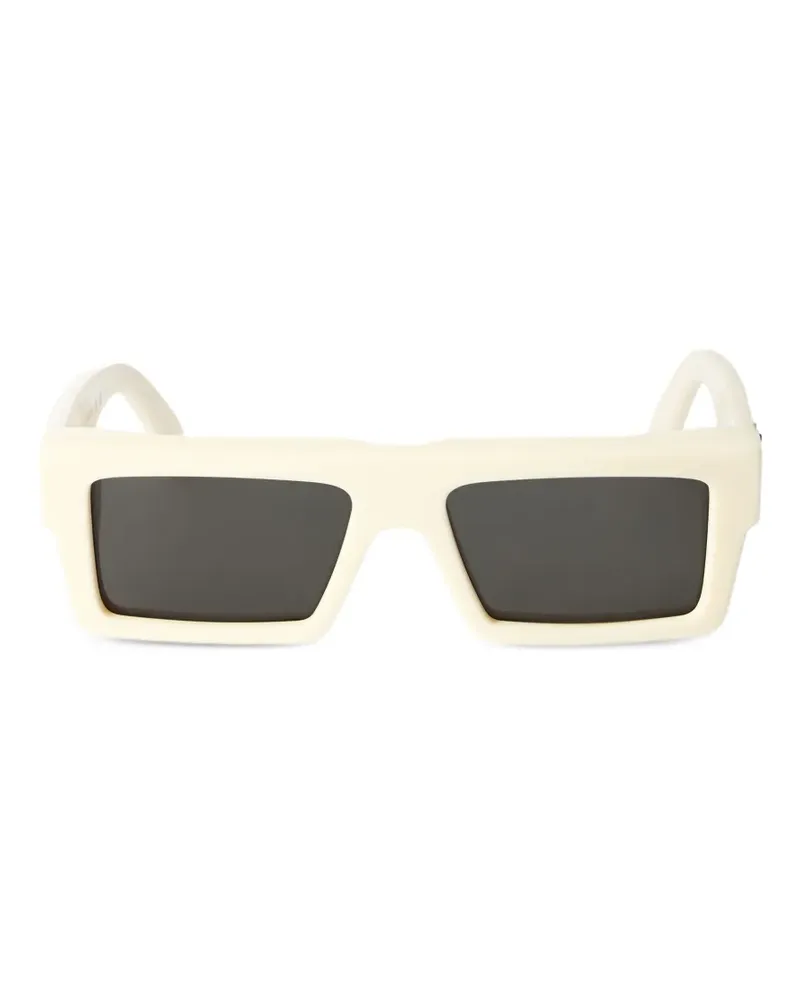 OFF-WHITE Ruby rectangle-frame sunglasses - Nude Nude